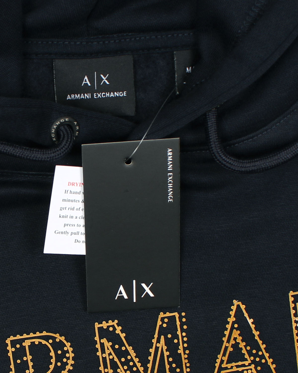 Premium A=X Men's Graphic Hoddie - Navy Blue