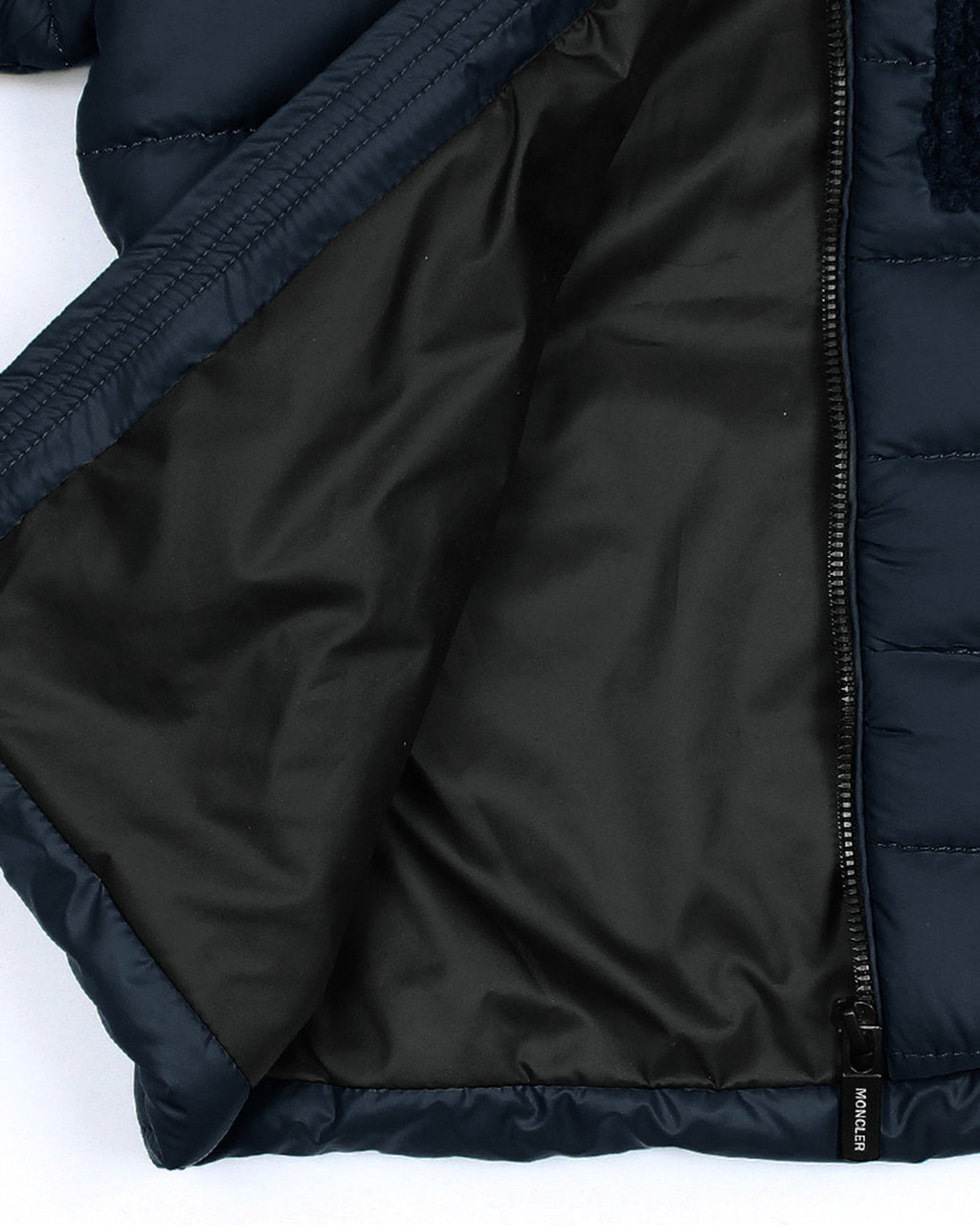 Kids Mon. Puffer Hooded Jacket - Navy Blue