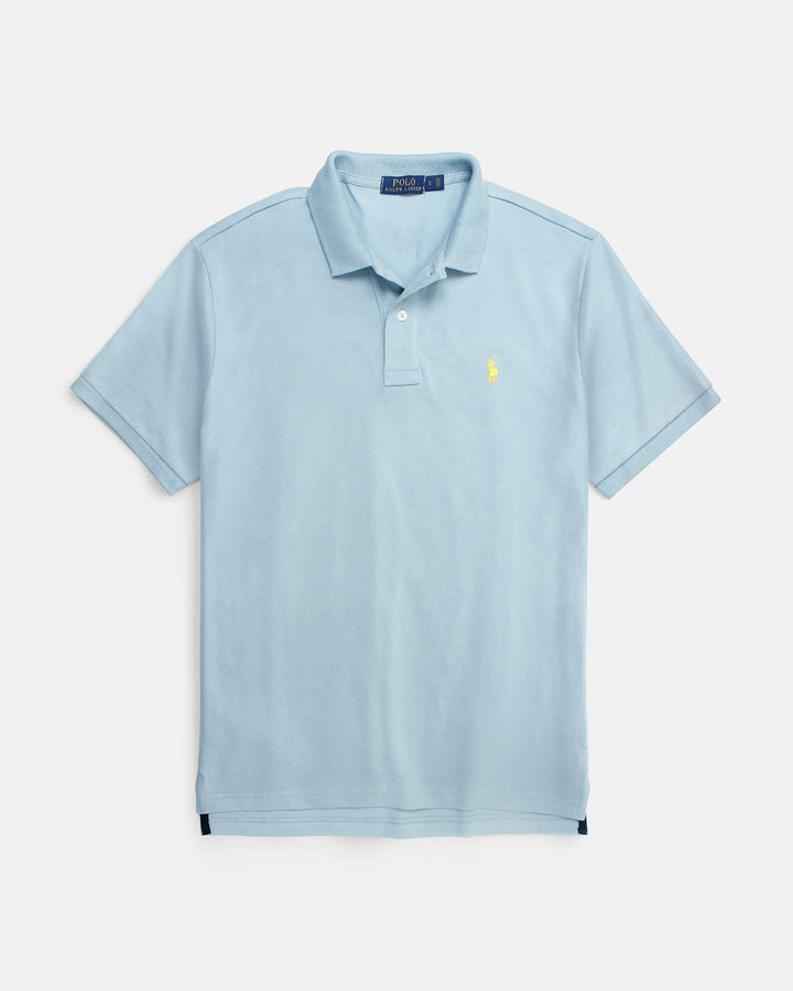 Iconic Mesh Men Polo Shirt - Sky Blue