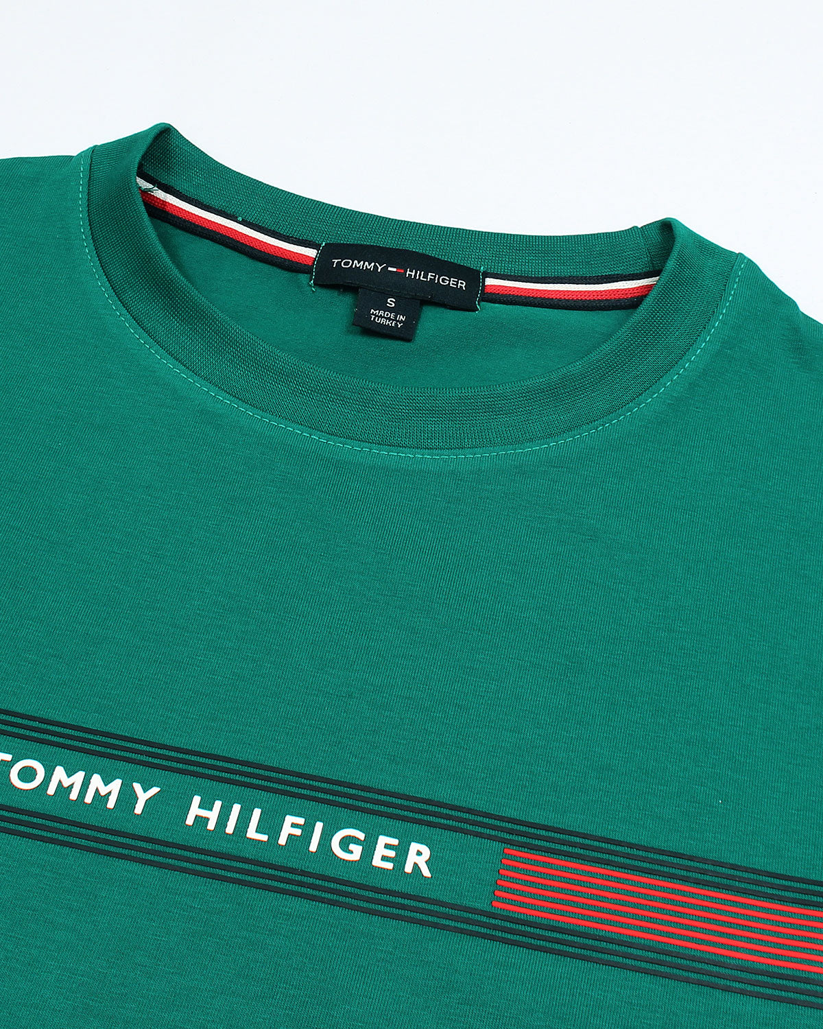 Premium Tommy High Men Tee - Green