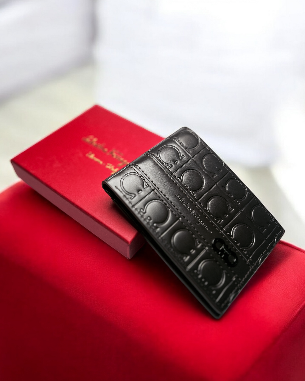 Premium F-R-O-G-M-A Embossed Wallet - Brown