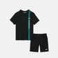 Premium Loc. Stripe Kids Tracksuit - Black