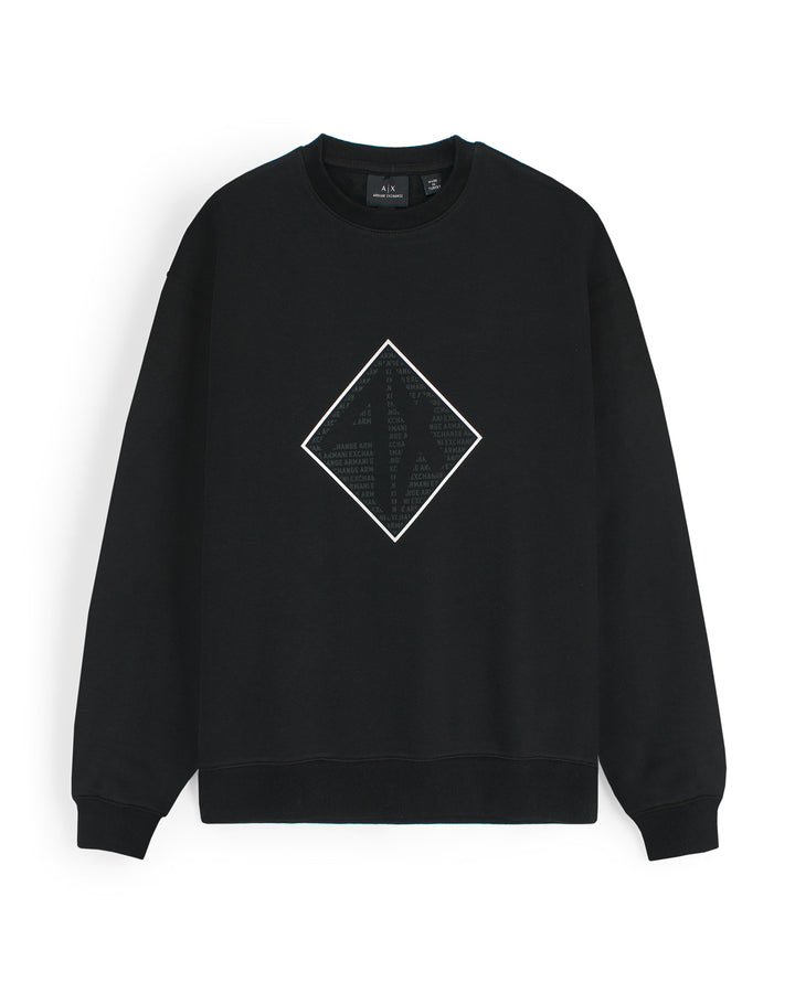 Premium Men's AR Graphic Sweat - Black