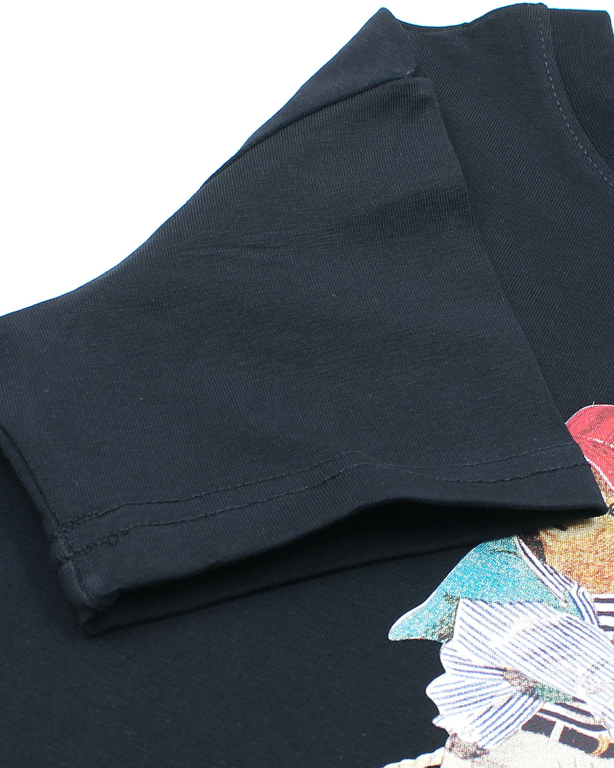 Premium Kids Flag Bear T Shirt - Navy Blue