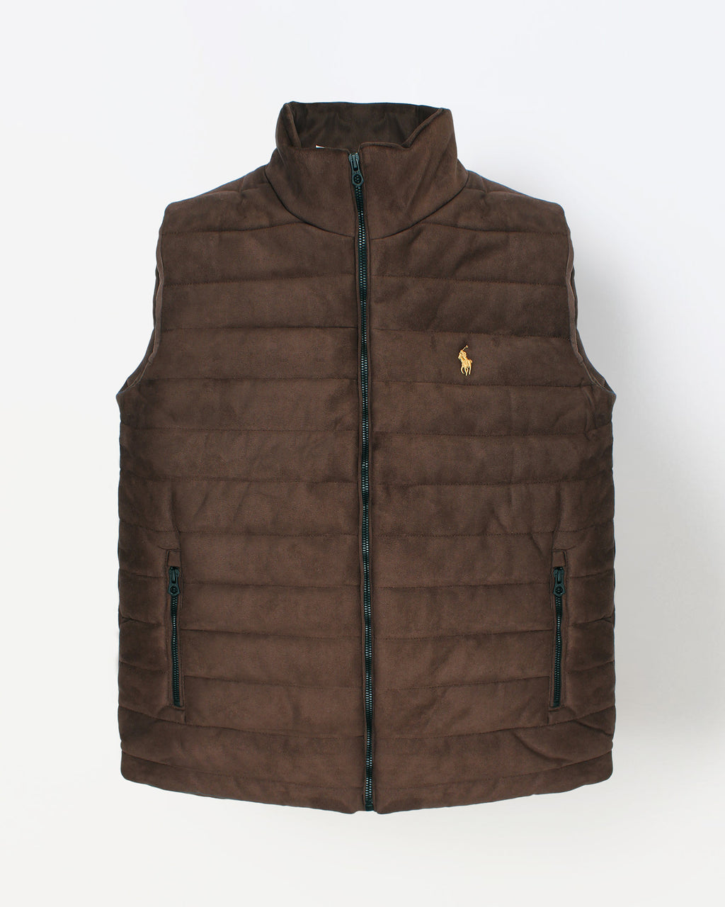 Men's Premium Suede Gillet - Brown
