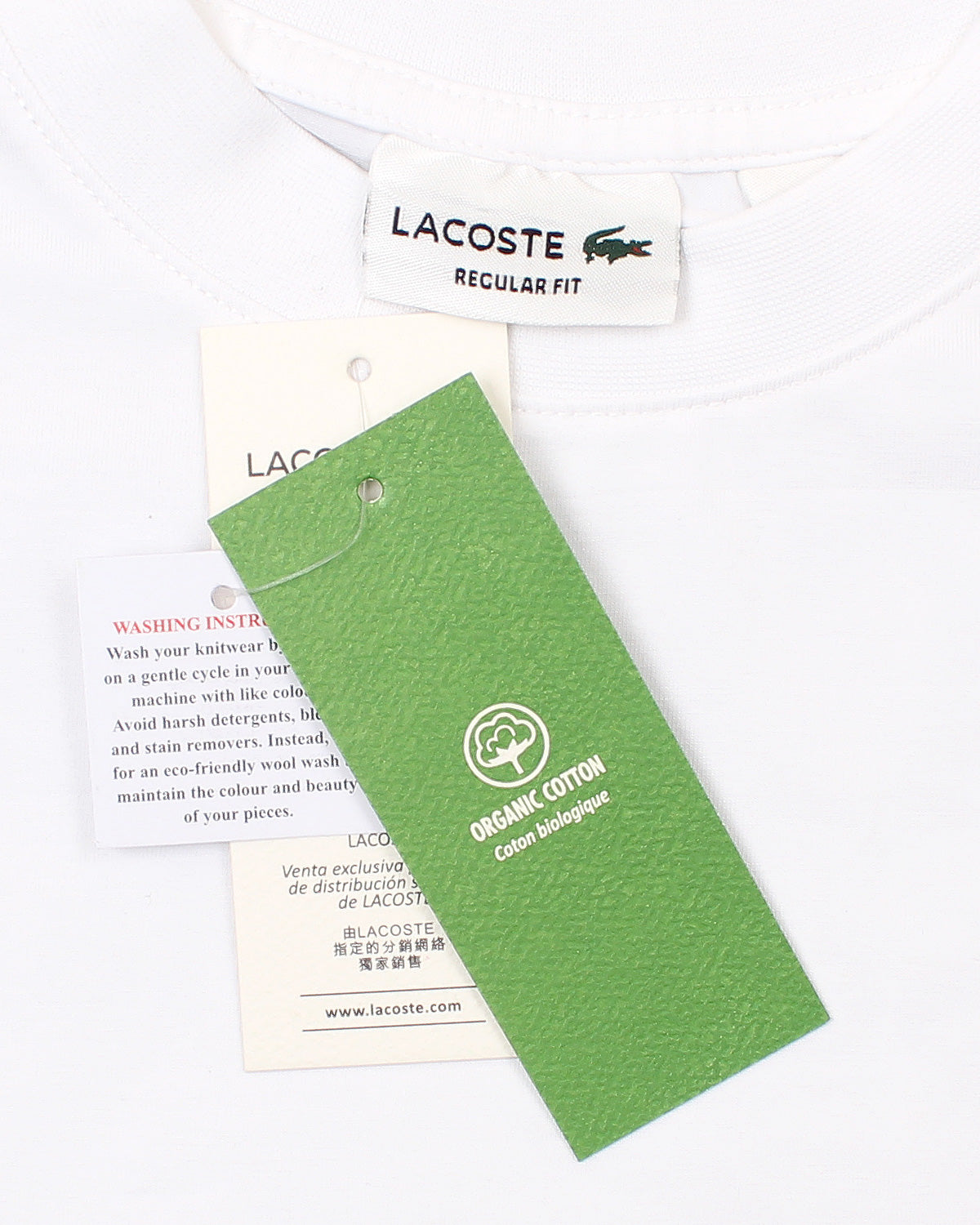 Men's Lac. Jeu Set Oversze T Shirt - White
