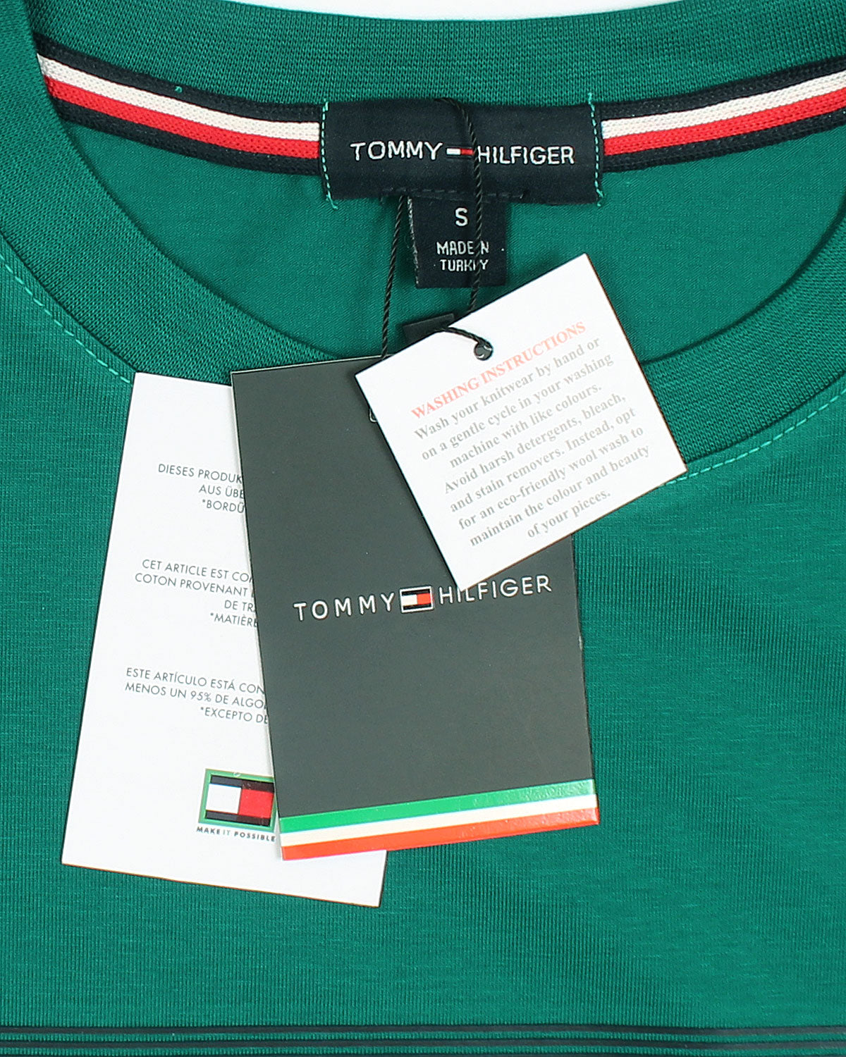 Premium Tommy High Men Tee - Green