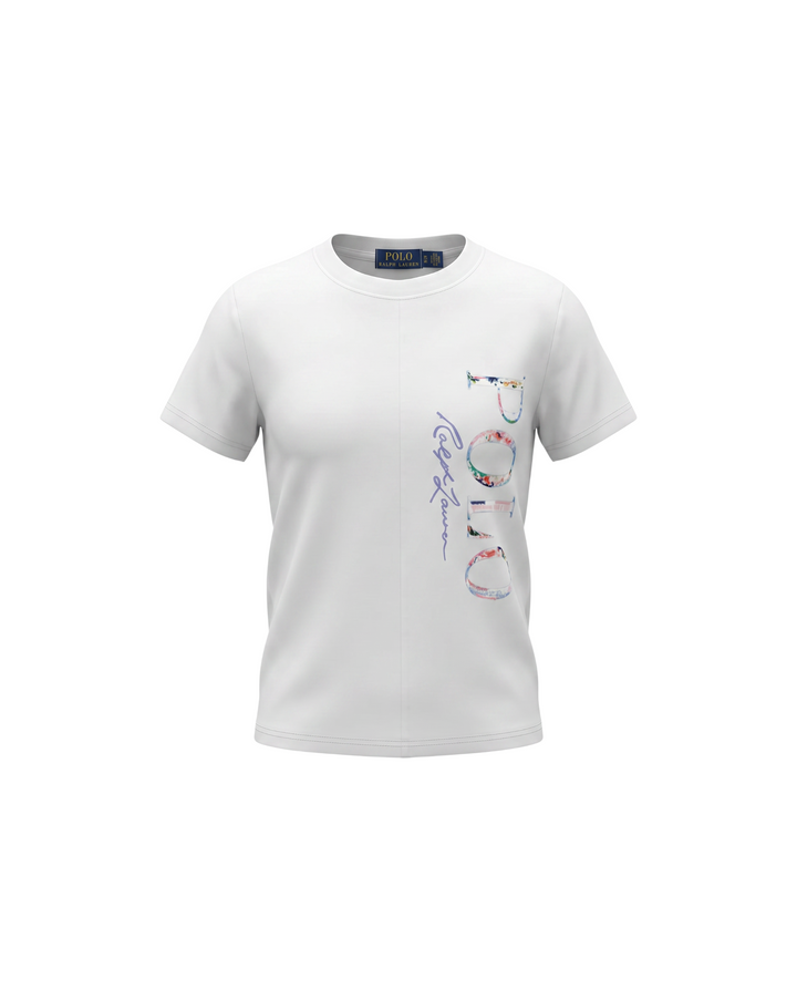 Baby Girls Polo Iconic Tee - White