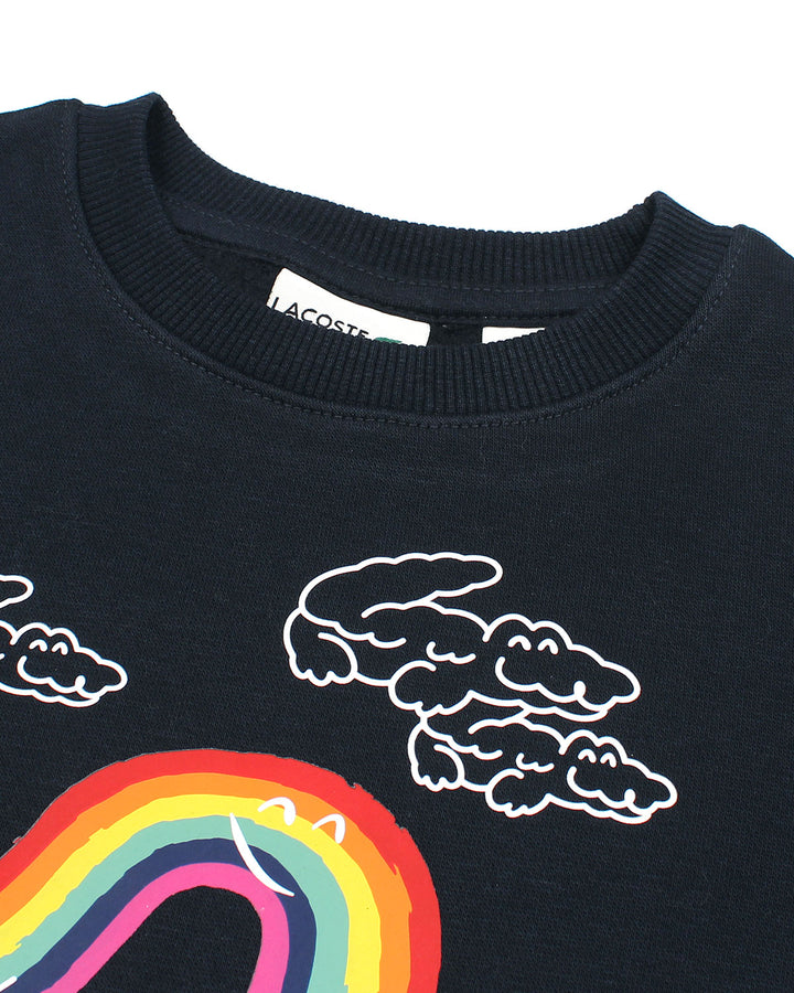 Loc. Kids Rainbow Sweatshirt - Navy