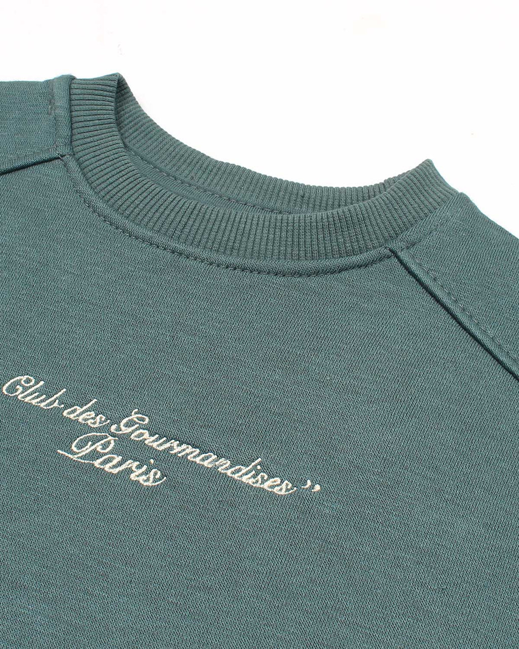 Premium Fleece Kids Tracksuit - Greenish