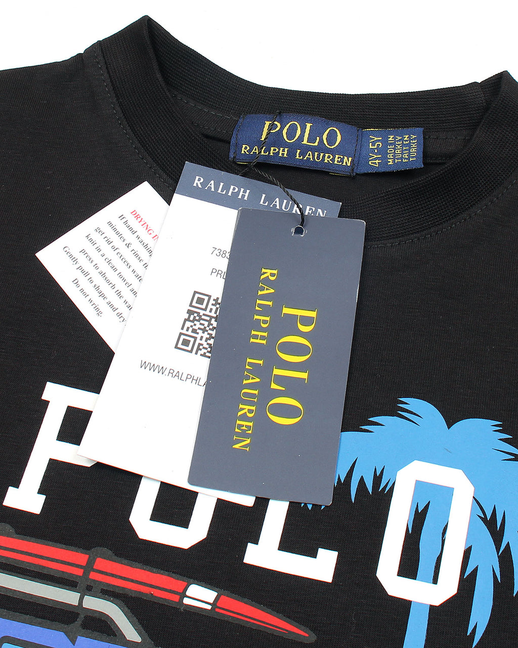 Exclusive Kids Polo Car Tee - Black