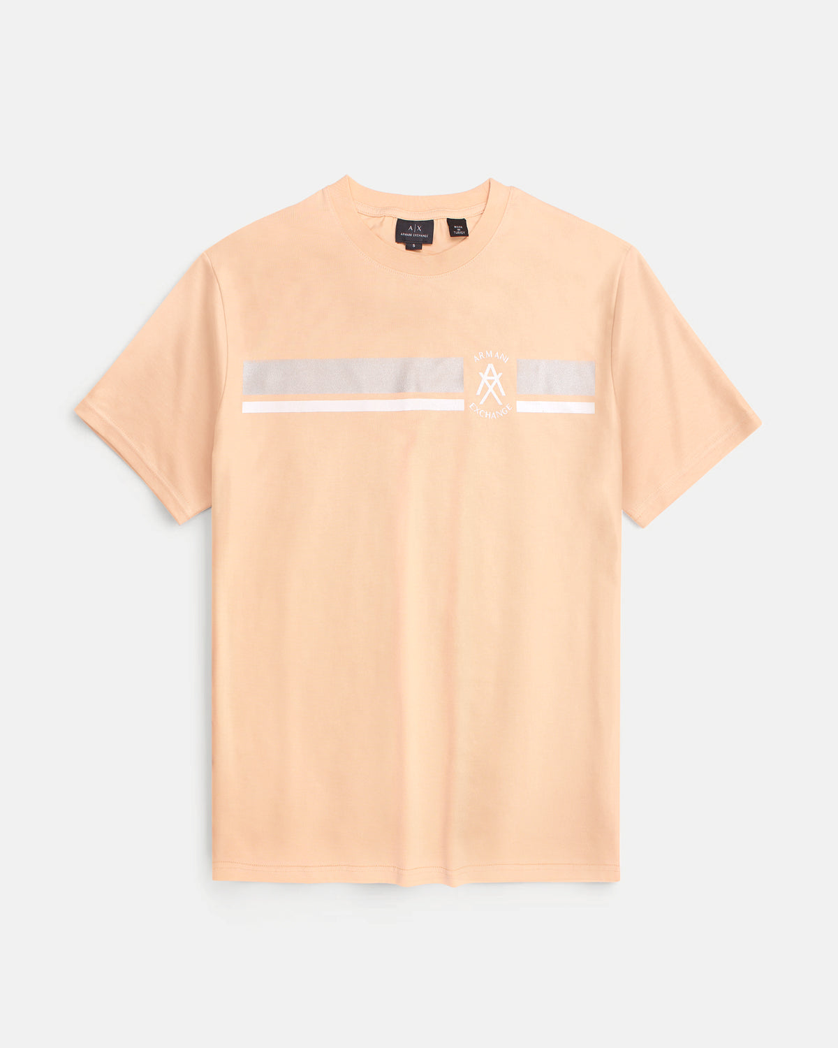 Men's A-X Iconic T Shirt - Peach