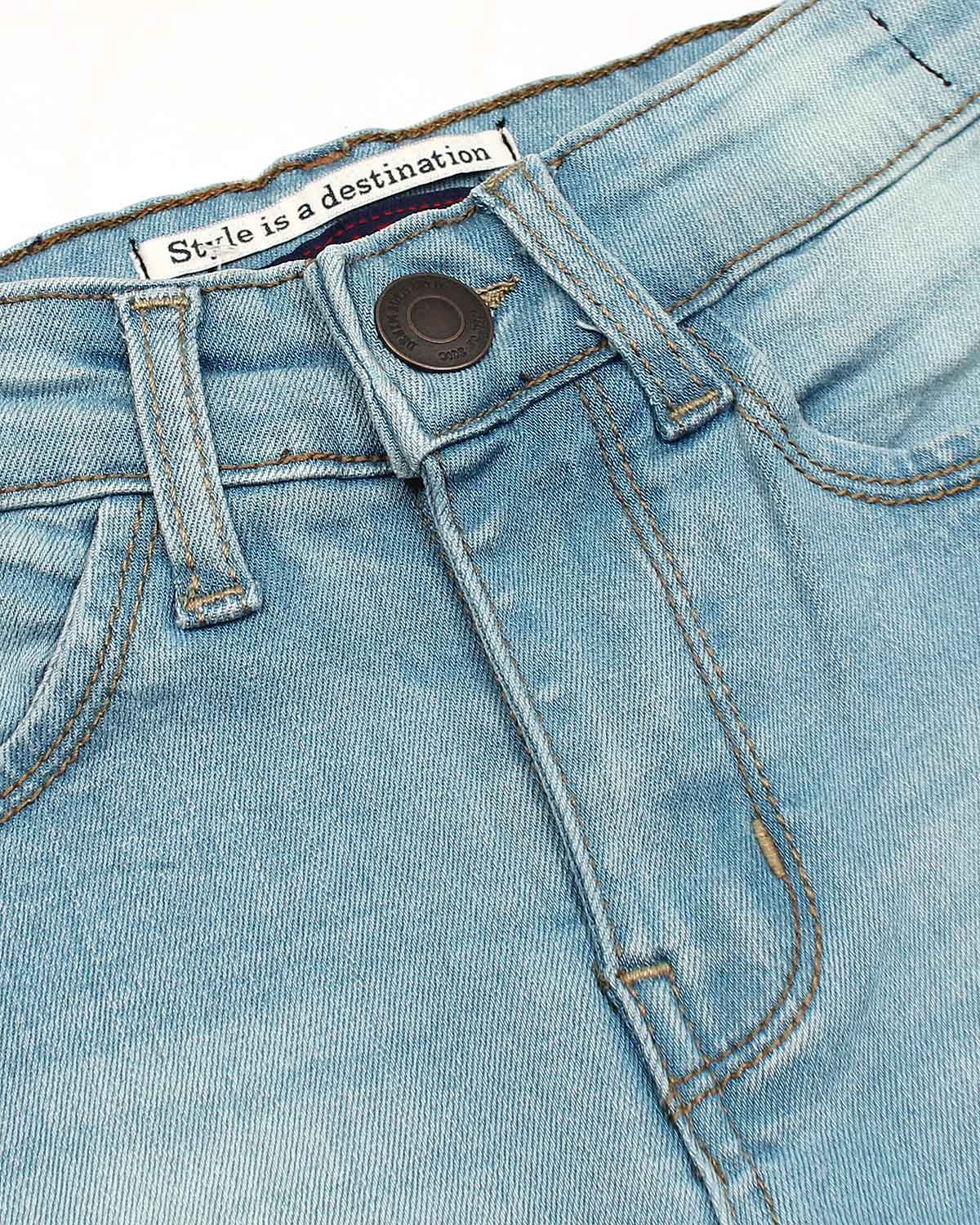 Premium Kids Denim Pants - Litewash