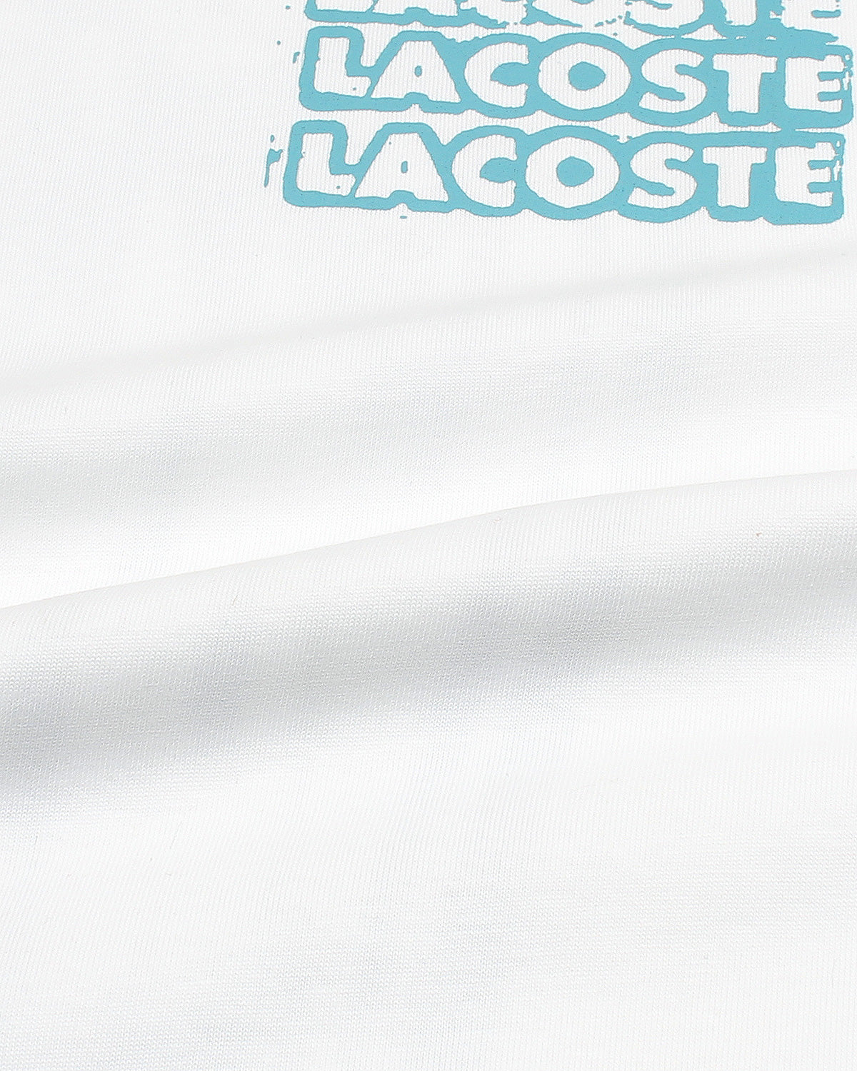 Lac. Oversized Front Back Men Tee - White