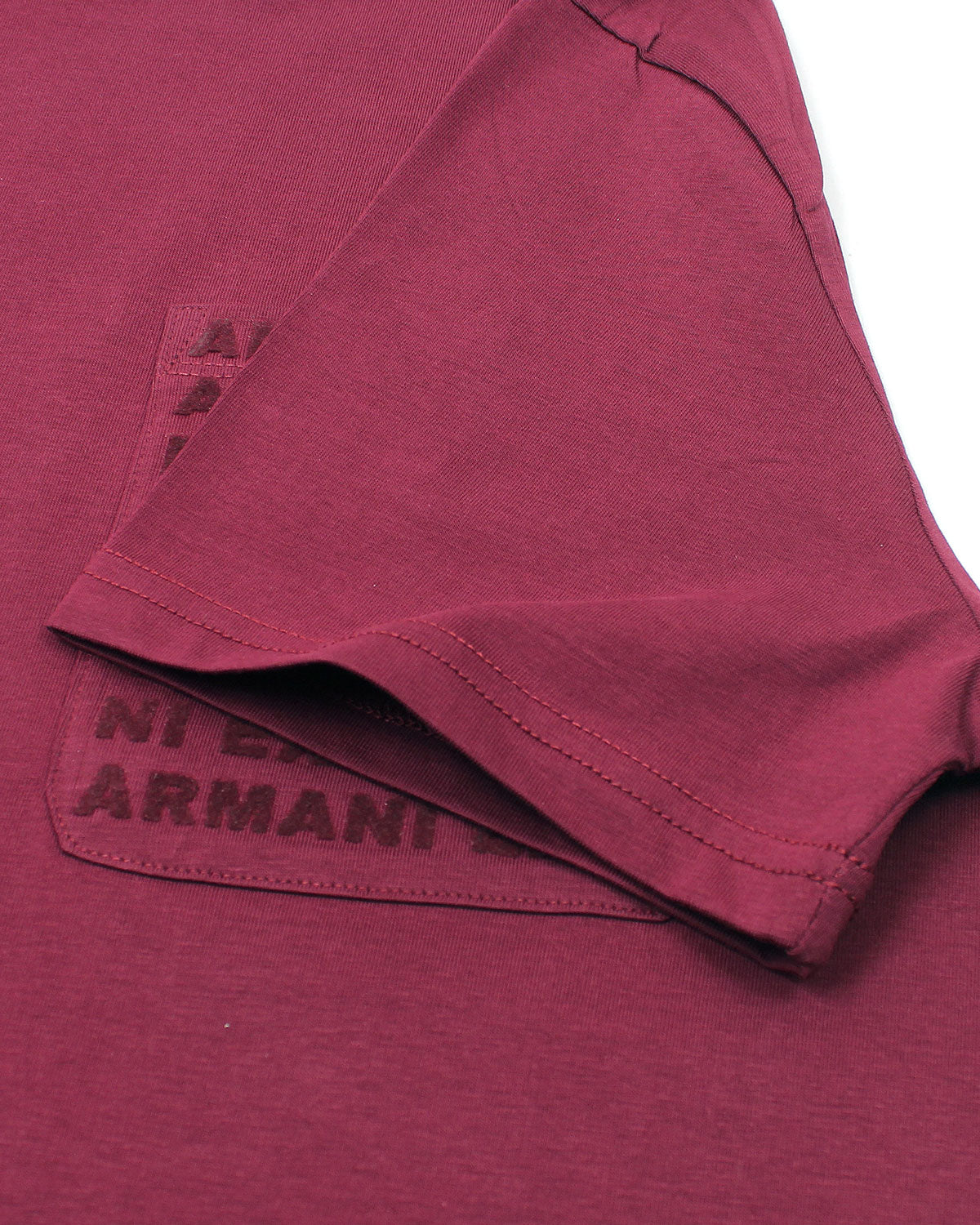 Men's Pocket A-X T Shirt - Maroon