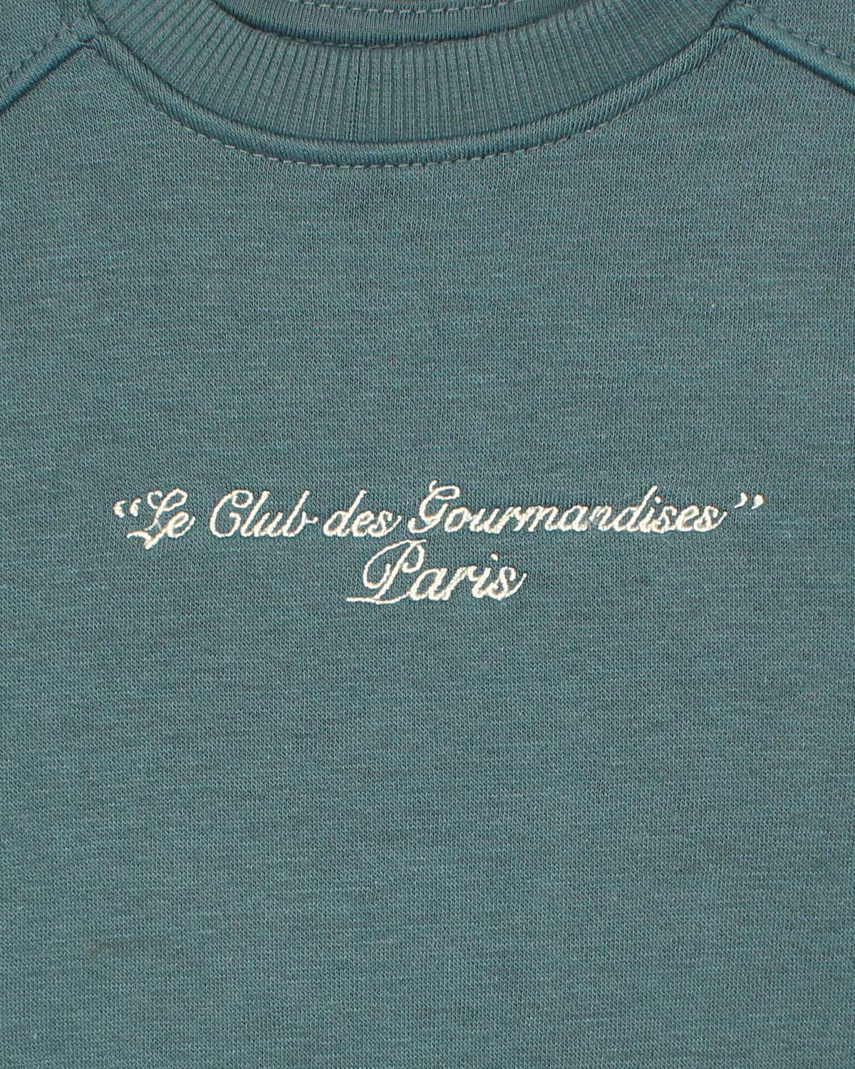 Premium Fleece Kids Tracksuit - Greenish