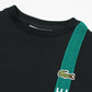 Premium Loc. Stripe Kids Tracksuit - Black