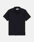 Premium Mesh L/C Men Polo Shirt - Black
