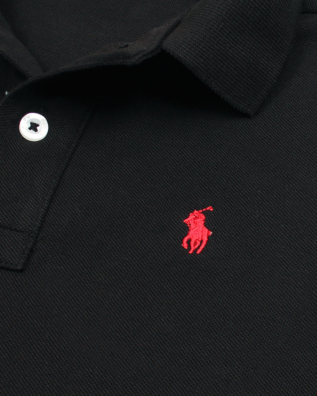 Iconic Kids R/L Basic Polo - Black