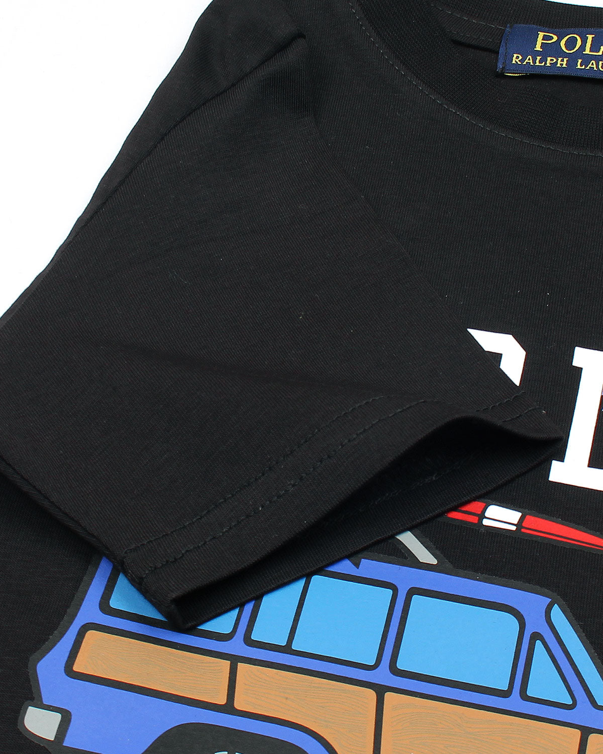 Exclusive Kids Polo Car Tee - Black