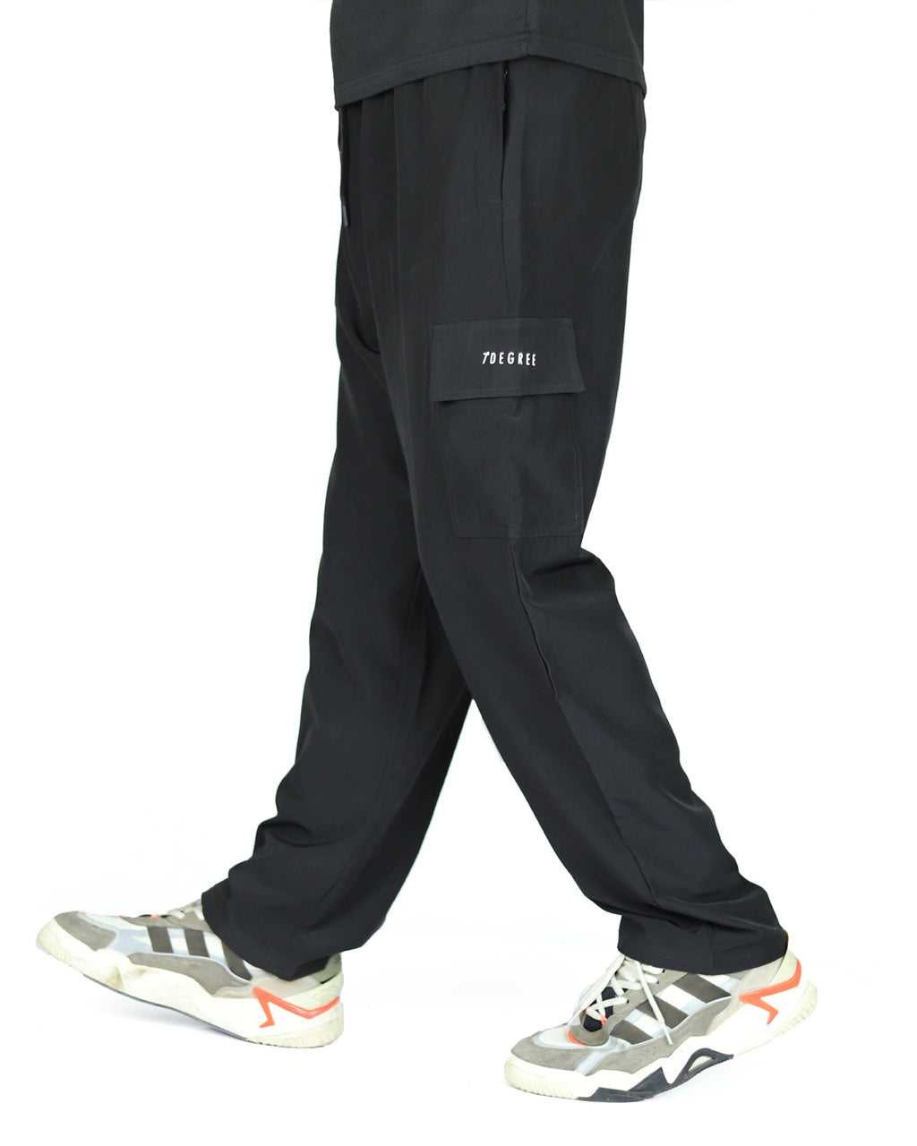 Premium Relaxed Fit Micro Trouser - Black