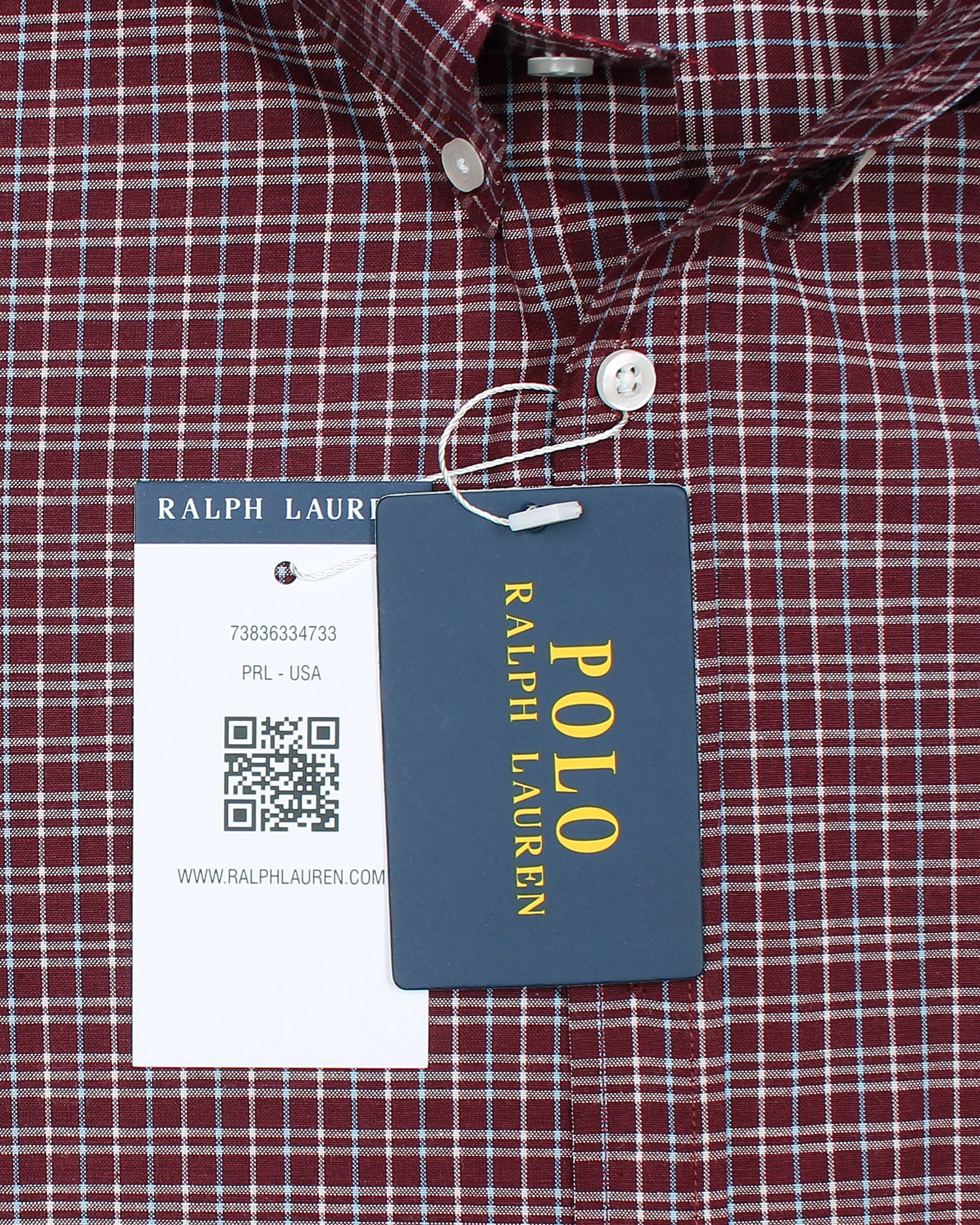 Iconic Pony Checkered Shirt - Red