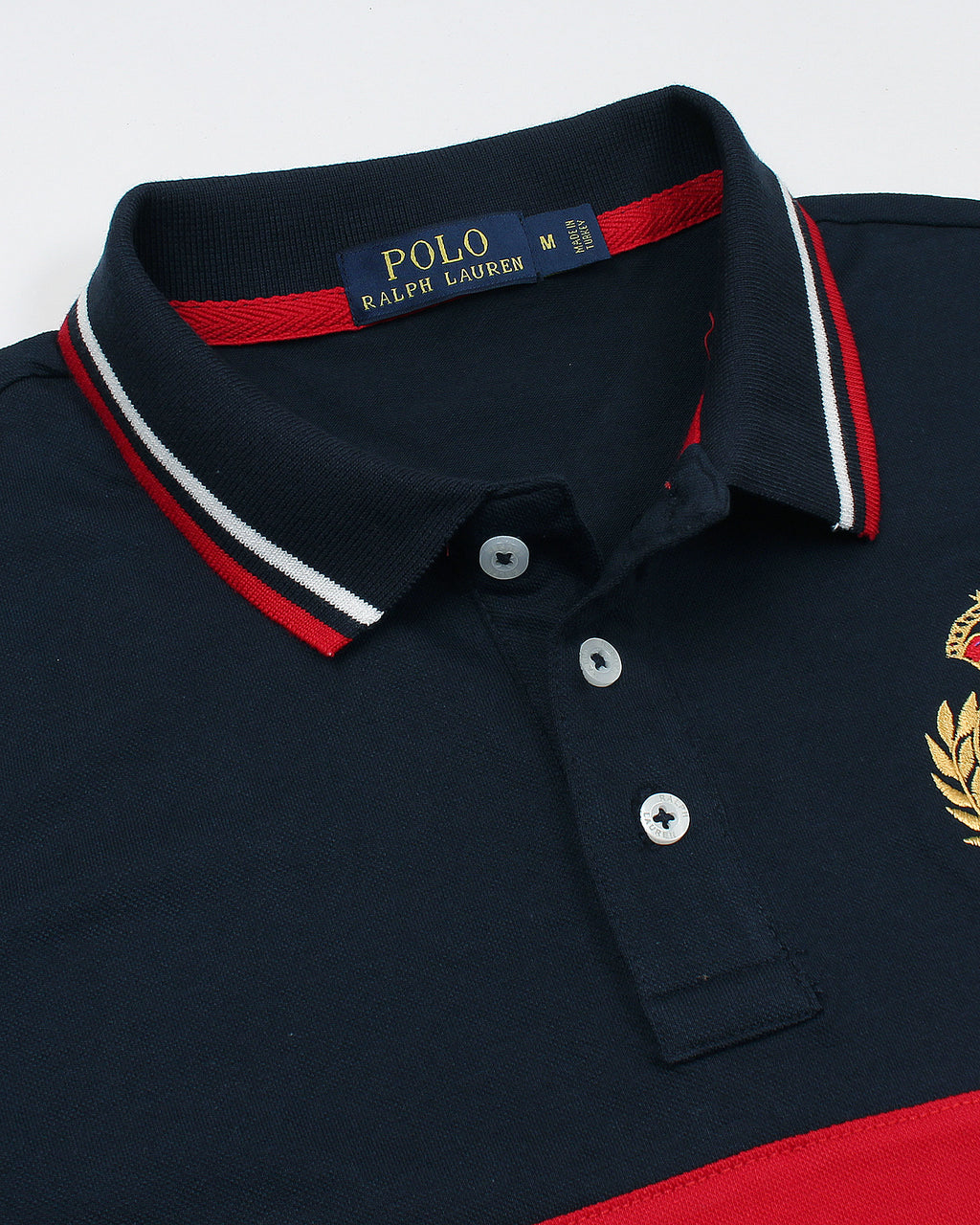 Exclusive R/L Panel Motive Polo - N-R-W