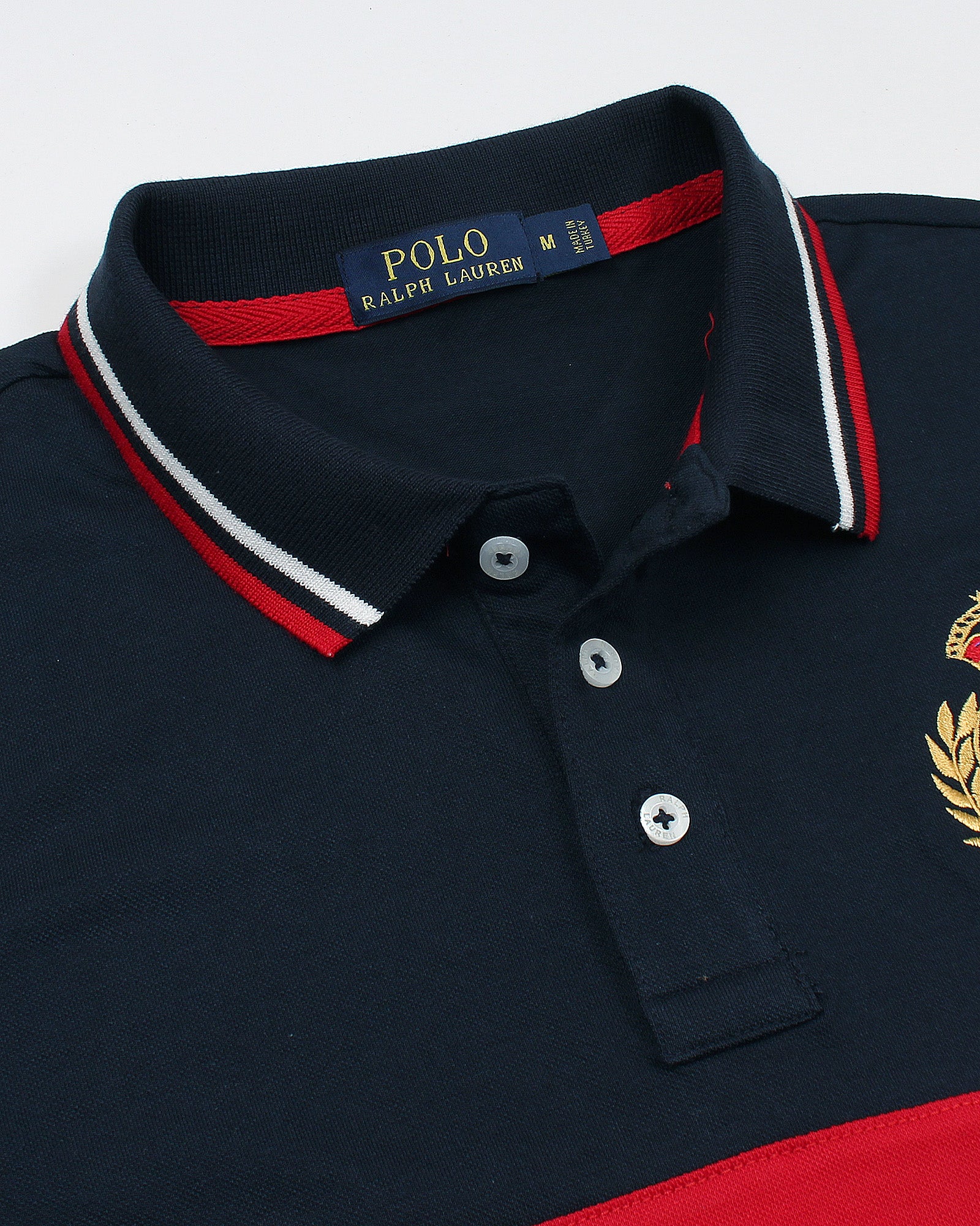 Exclusive R/L Panel Motive Polo - N-R-W
