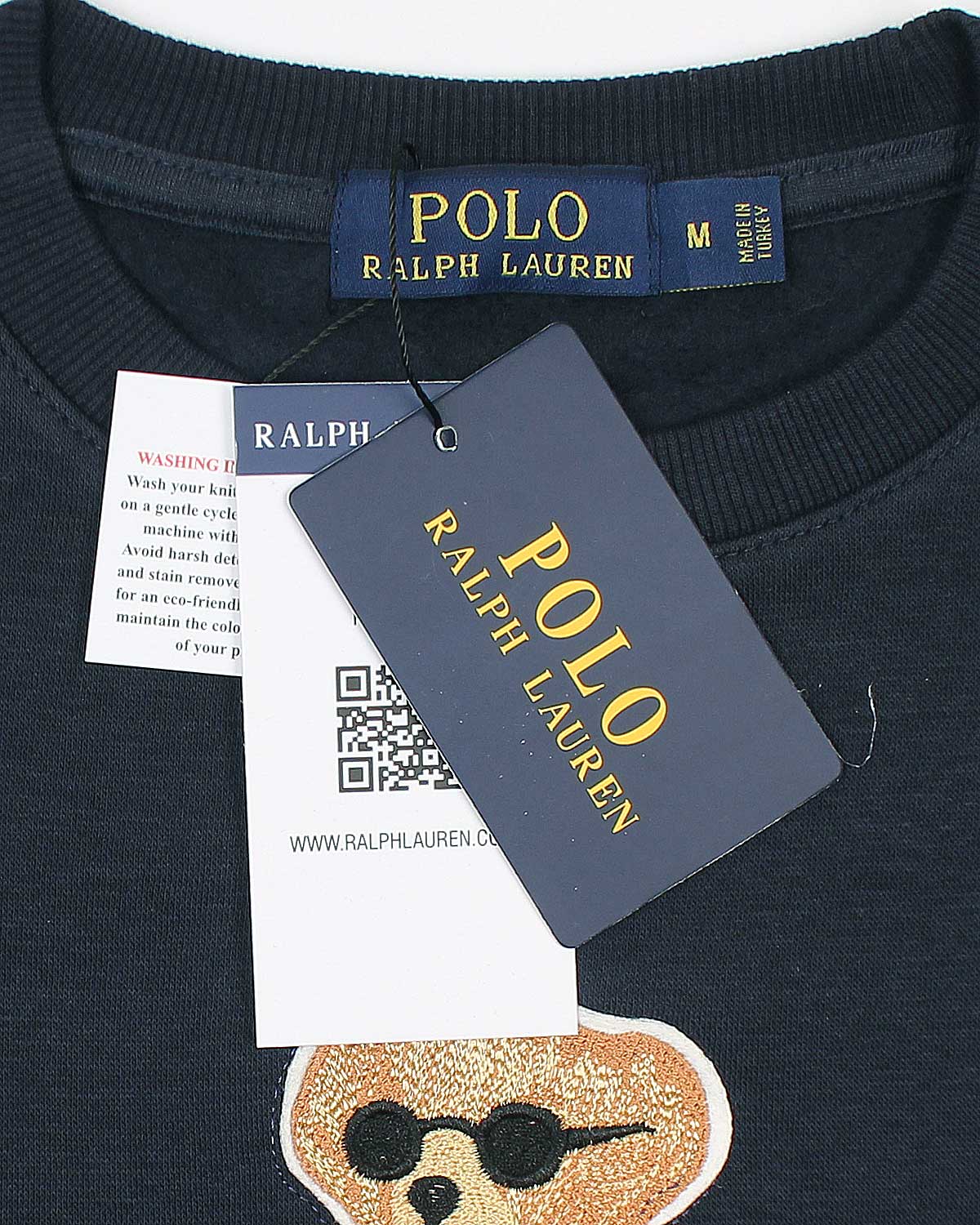 Exclusive Mens Bear Sweat - Navy Blue