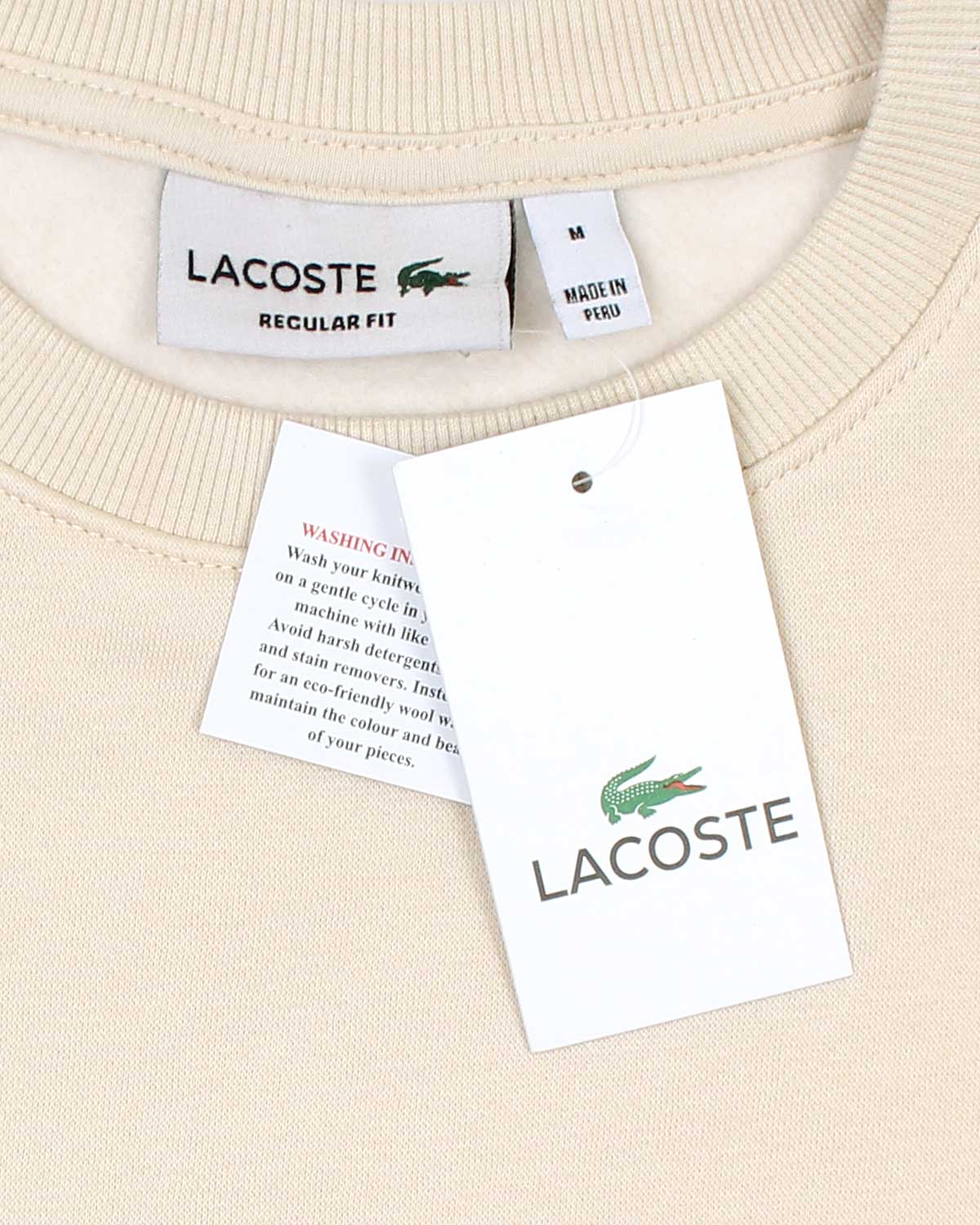 Oversized  L-C-S-T Mens Basic Sweat - Off-White