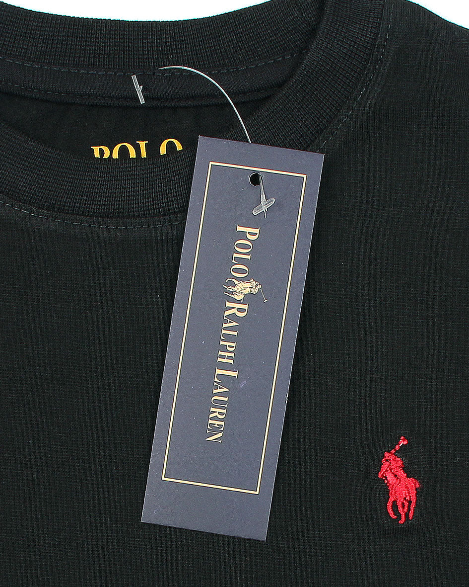 Exclusive Boys R/L Basic Tee - Black