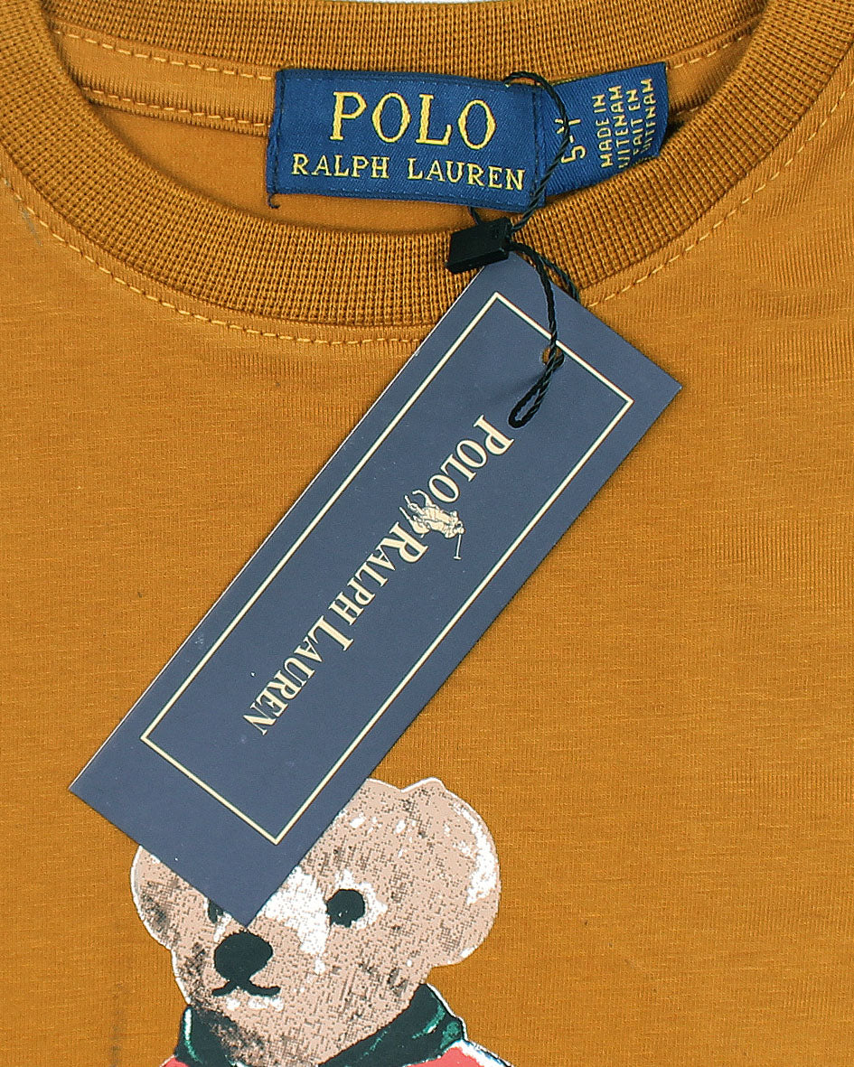 Iconic Boys Bear Tee - Mustered