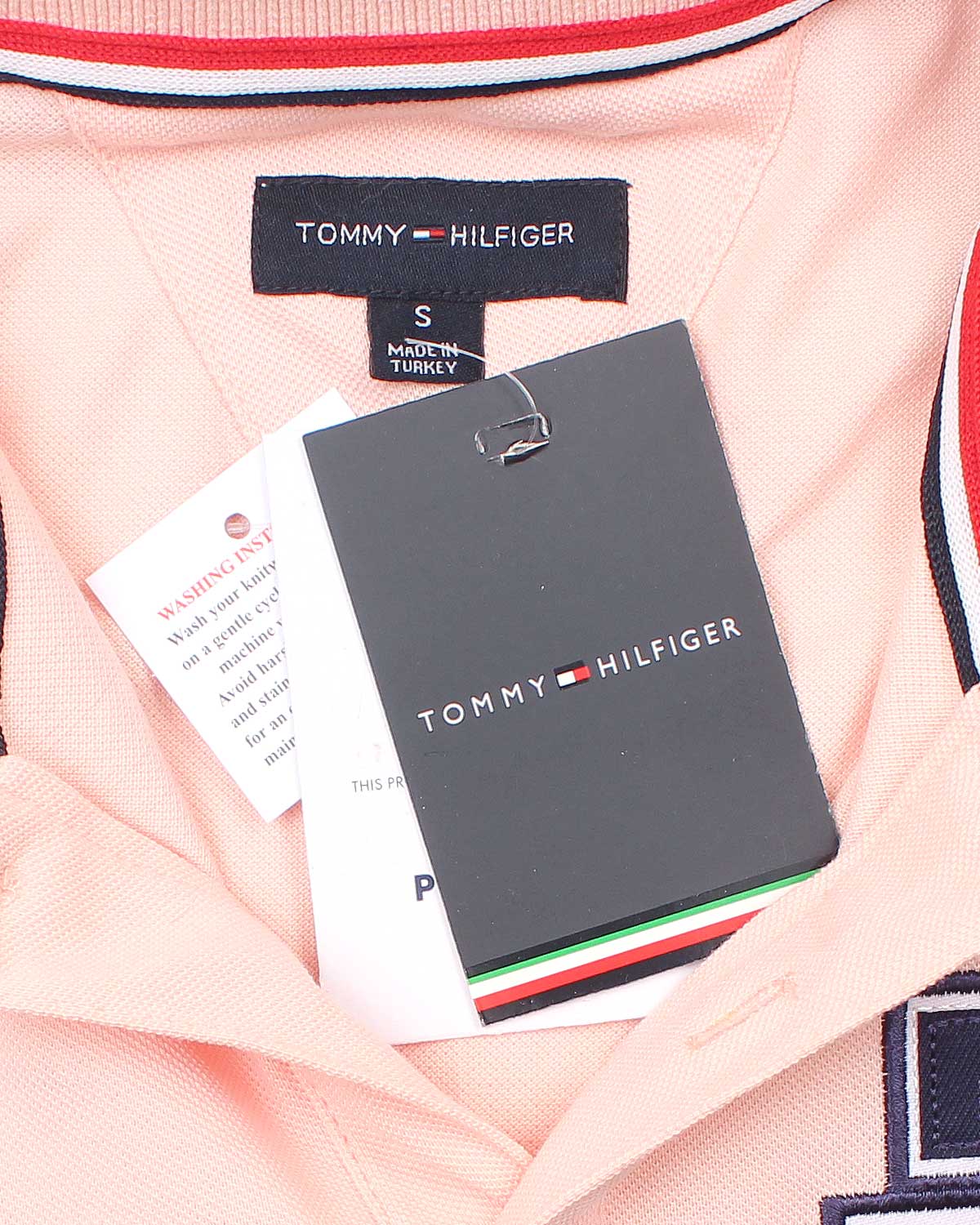 Premium Men's iconic TH Polo Shirt - Pink