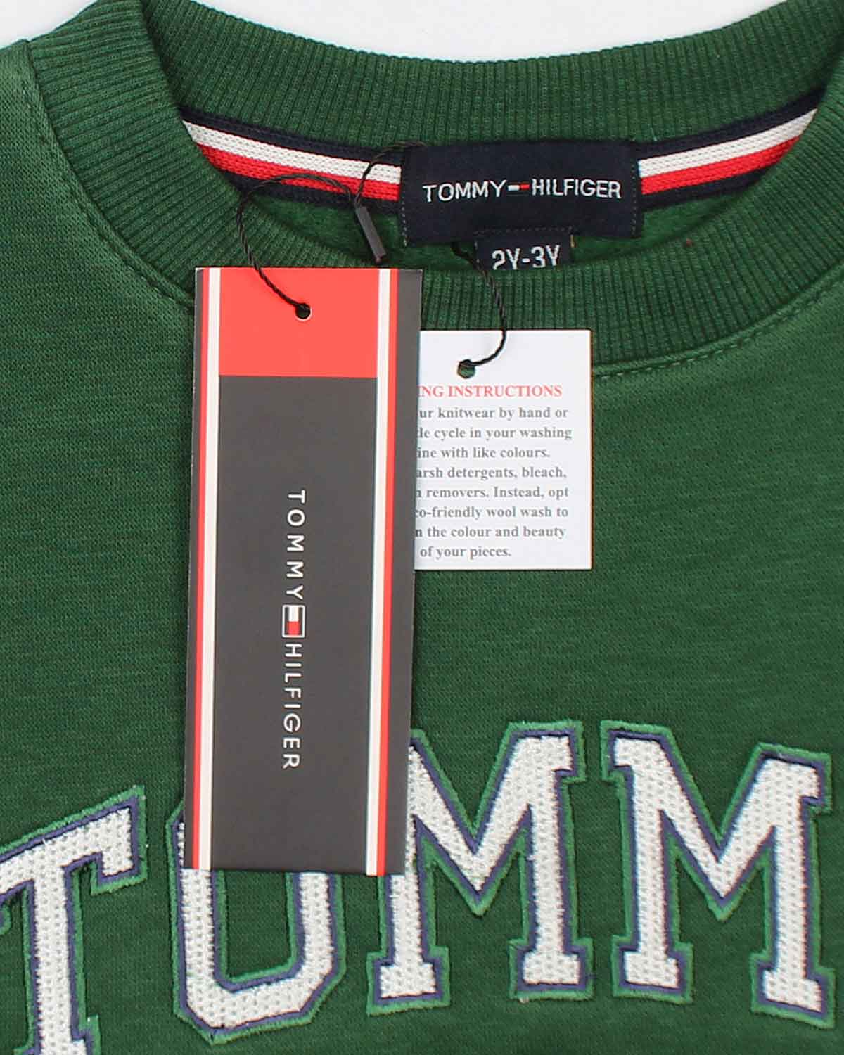Exclusive Tommy. Kids Sweat - Green
