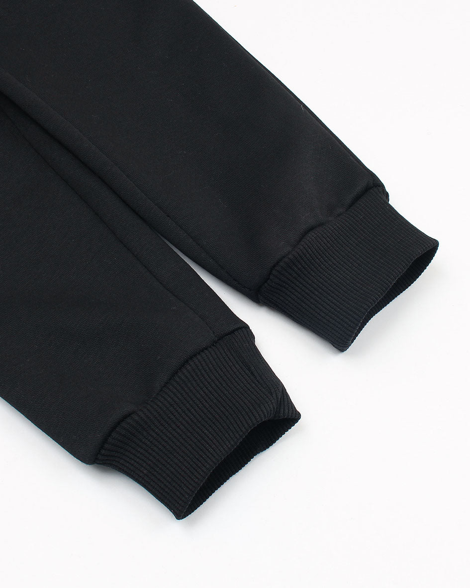 Exclusive Winter Kids Off-W Fleece Trouser - Black