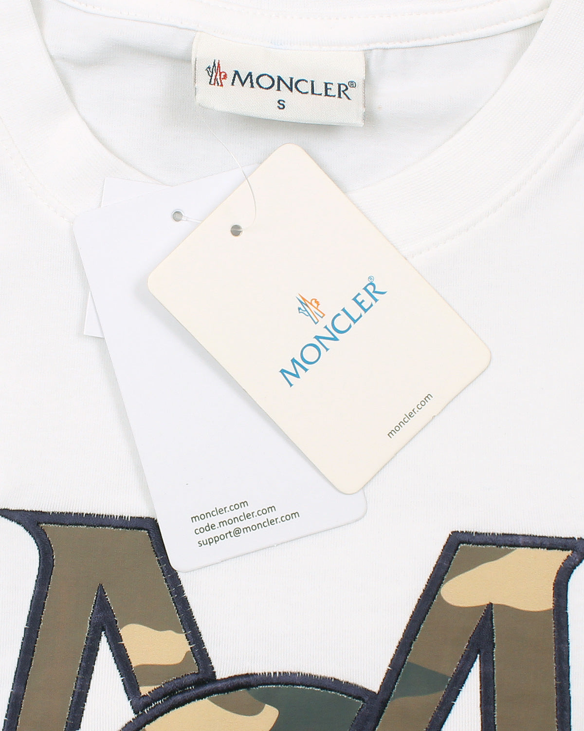 Men's Mon. Camouflaged T Shirt - White