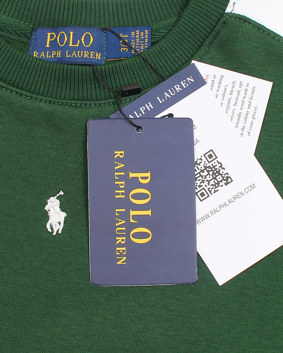 Premium R/L Iconic Pony Boys Sweat - Green