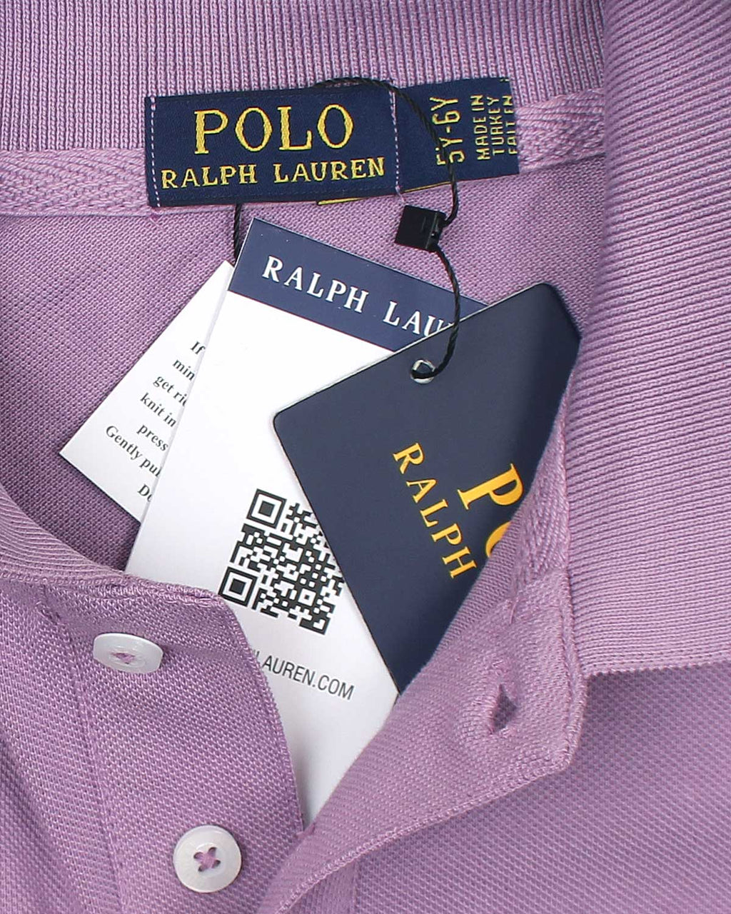 Iconic R/L Kids Pony Polo - Lilac