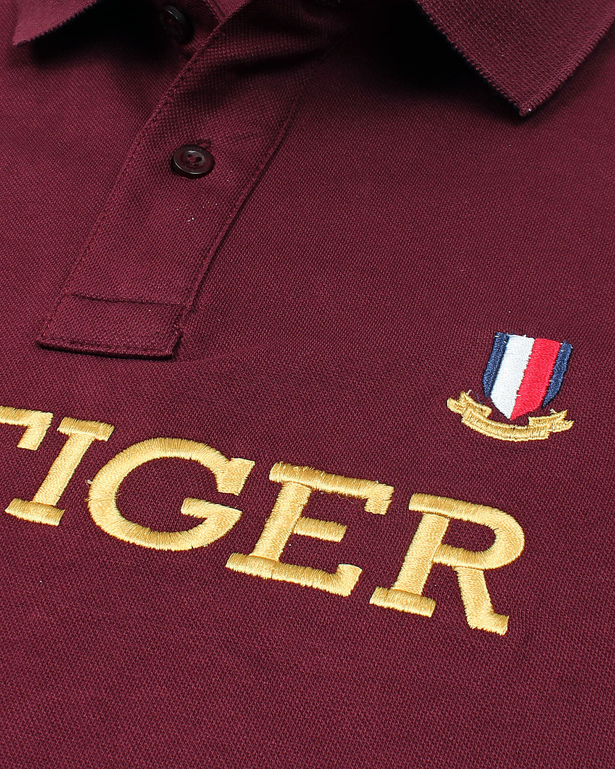 Premium Tommy Motive Polo - Maroon