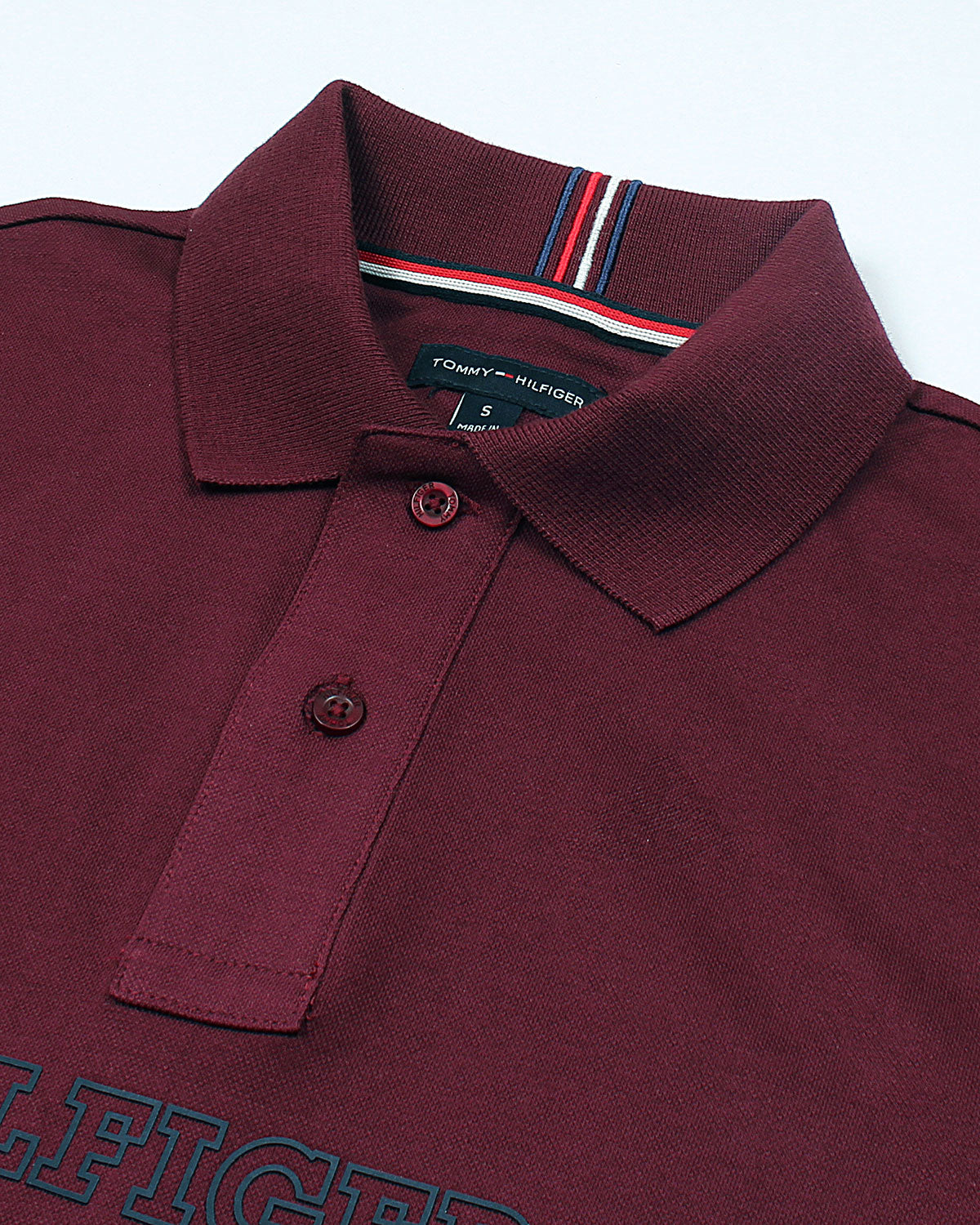 Premium Hilfiger Mens Polo - Maroon