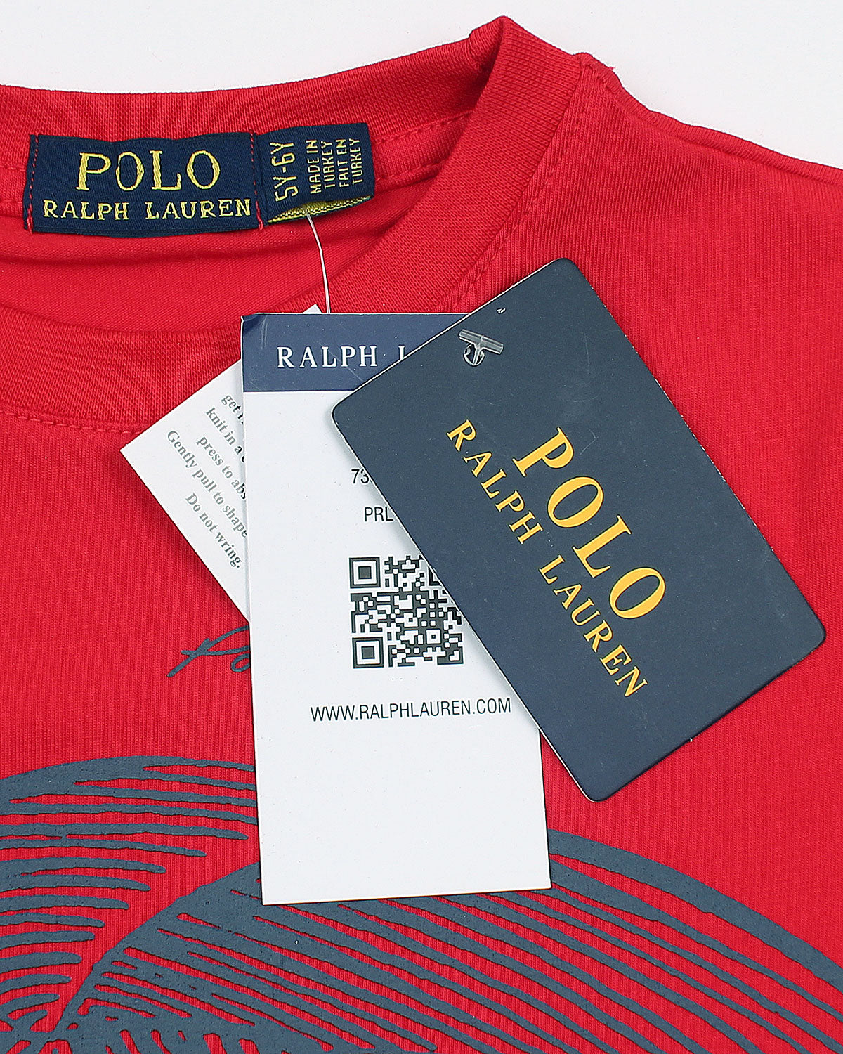 Exclusive R/L Palm Tee - Red