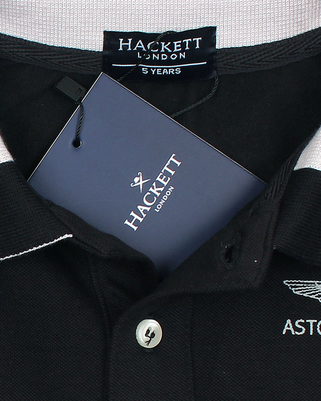 Premium HKT Kids Polo Shirt - Black