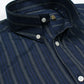 Premium Down Button Lined Shirt - Grey & Blue
