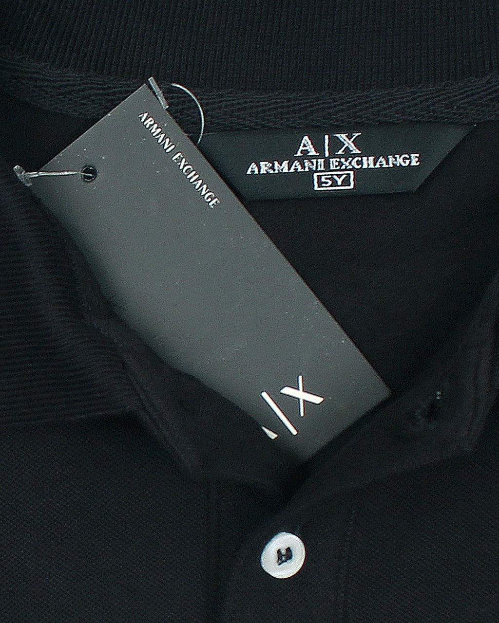 Premium A-X Kids Polo Shirt - Black