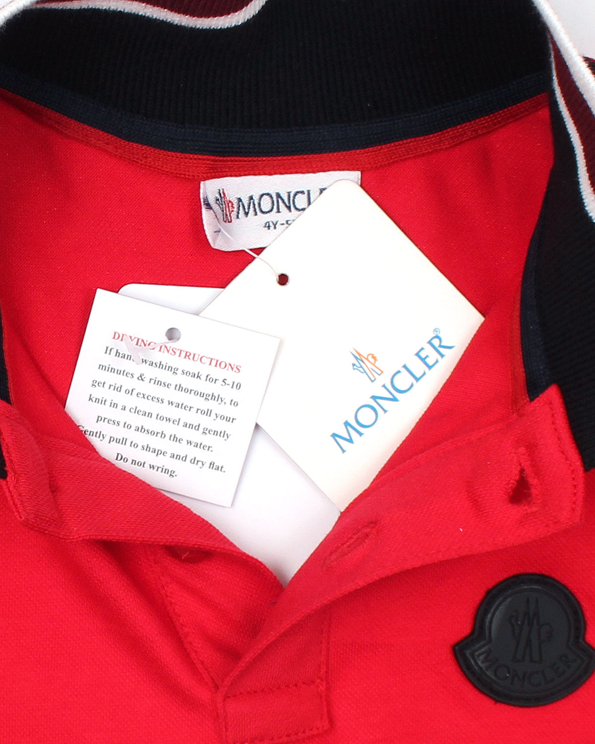 Premium Kids Mon. Batch Polo - Red