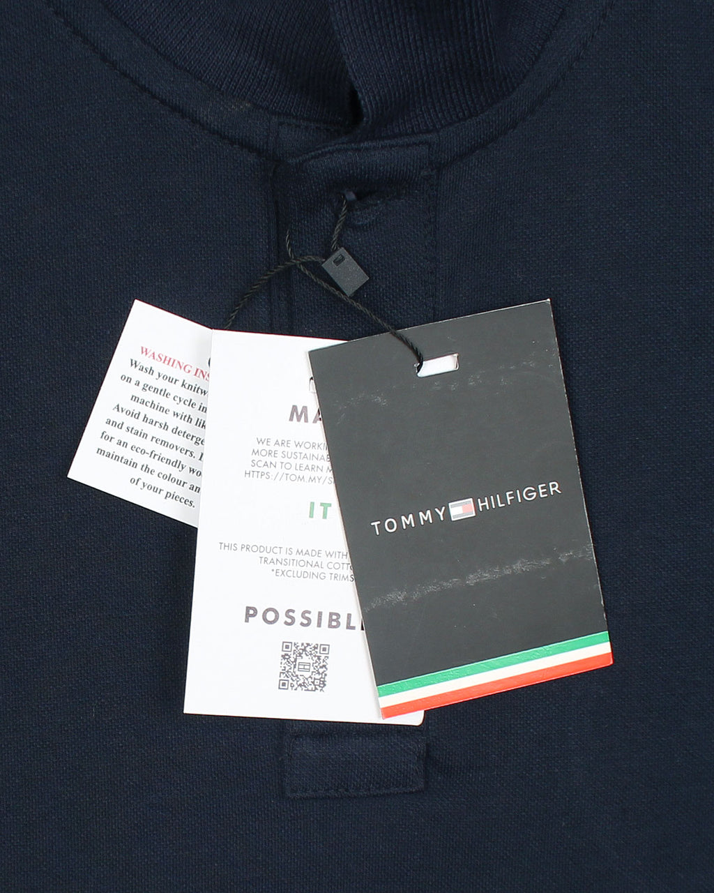 Iconic Tommy Collar D. Men Polo - Navy Blue