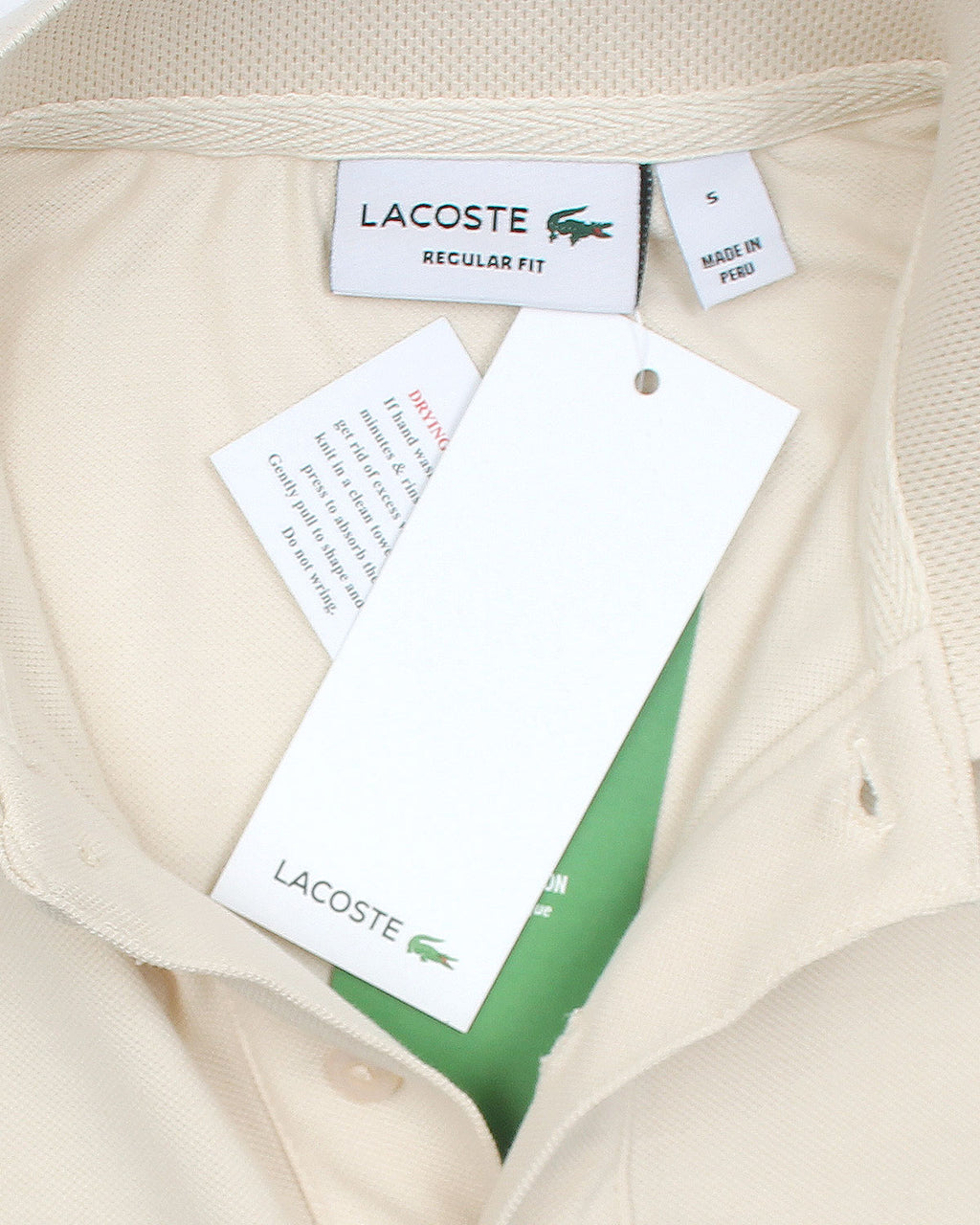 Premium Mesh L/C Men Polo Shirt - Off White