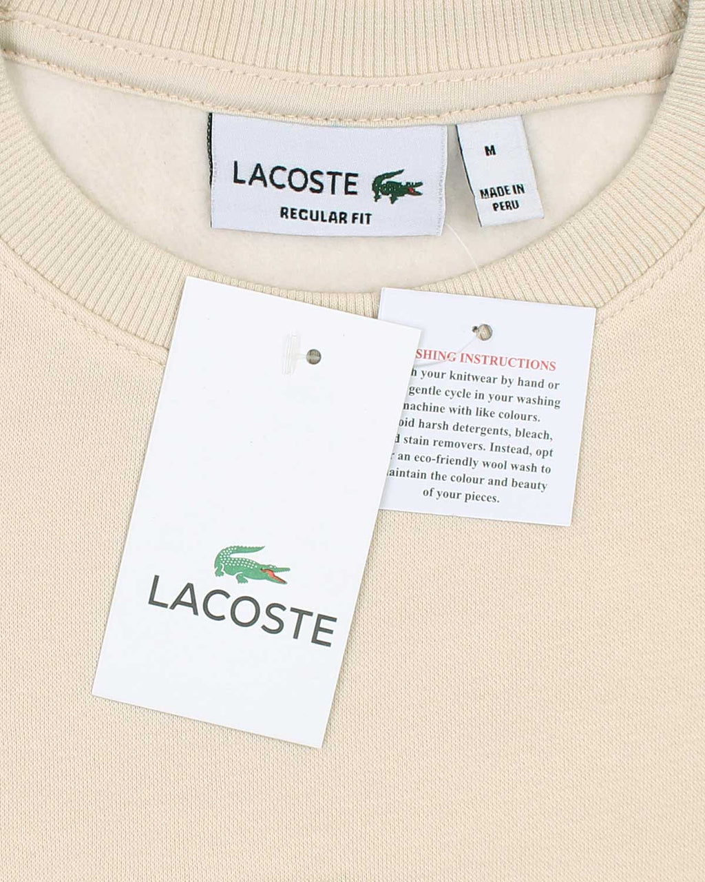 Exclusive L-C-S-T Mens Stripe Sweat - Off White