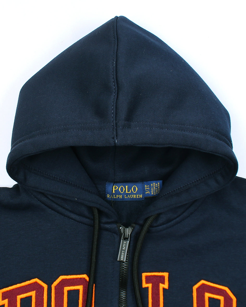 Premium Kids Polo Zipper Hoddie - Navy Blue
