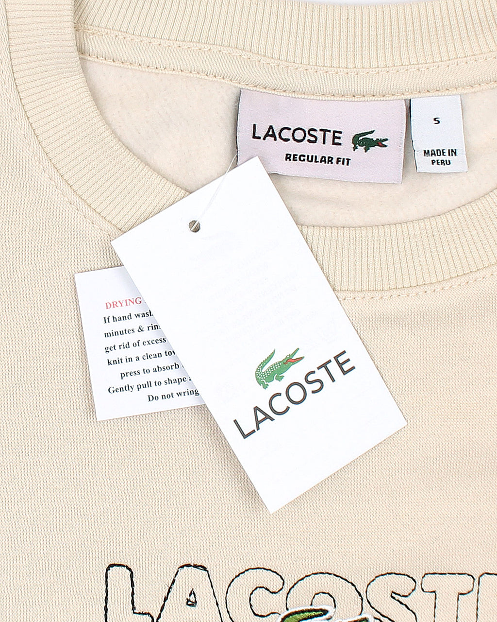 Exclusive L-C-S-T Mens Mone Sweat - Off White